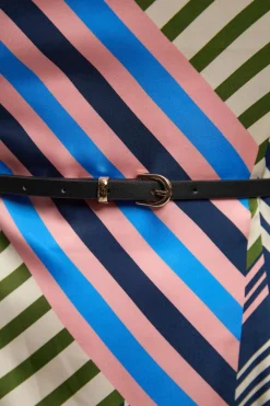 KarenMillen Robe Maxi Tissée Satinée À Col Cache-cœur Et Imprimé Géométrique<Femme Satin Et Dentelle|Robes À Manches Longues
