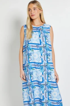 Robe Maxi Tropicale D'été Petite