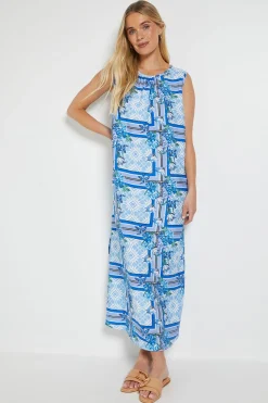 Robe Maxi Tropicale D'été Petite