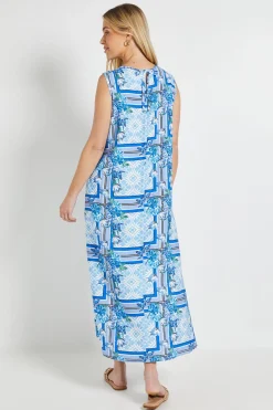 Robe Maxi Tropicale D'été Petite