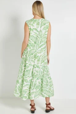 Robe Maxi Tropicale D'été Petite