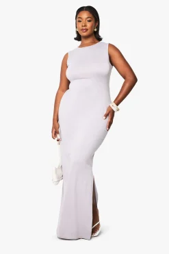 Robe Maxi Ultra Douce à Dos Bas