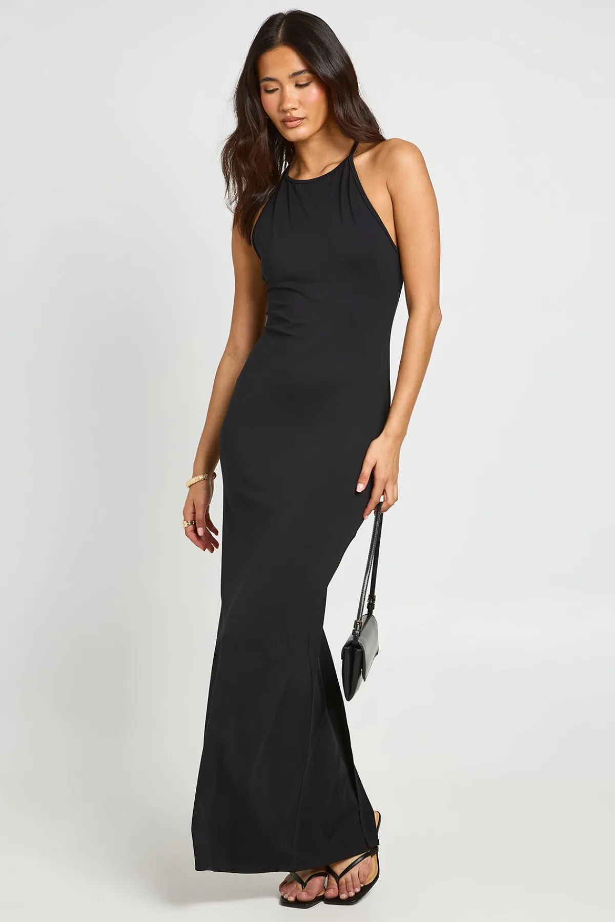 boohoo Robe Maxi Ultra Douce À Dos Nageur<Femme Robes Moulantes|Robes