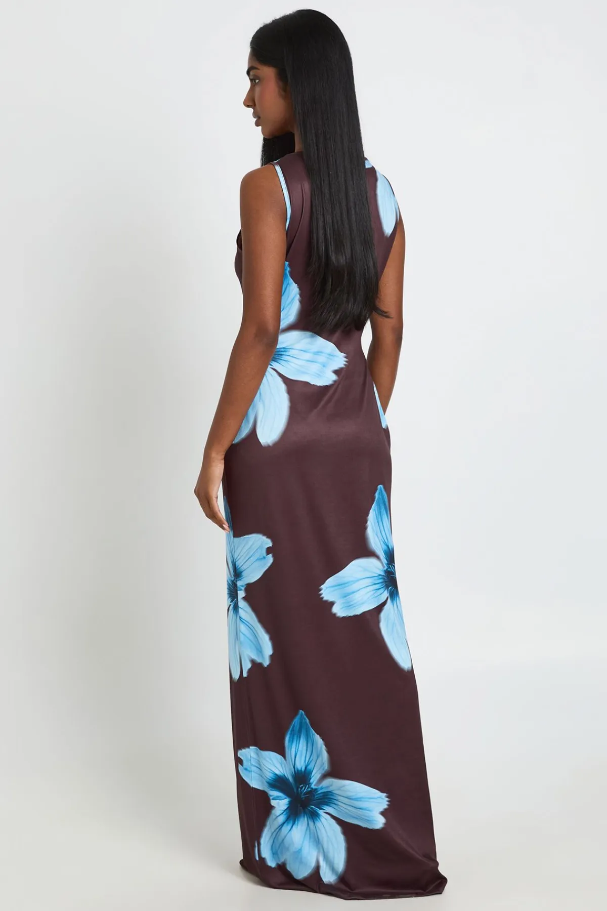 boohoo Robe Maxi Ultra Douce À Encolure Bardot Basique<Femme Looks Chocolat|Basiques