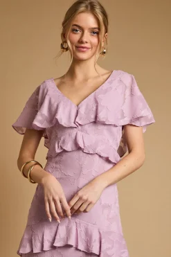 Robe Maxi À Volants En Jacquard Petite