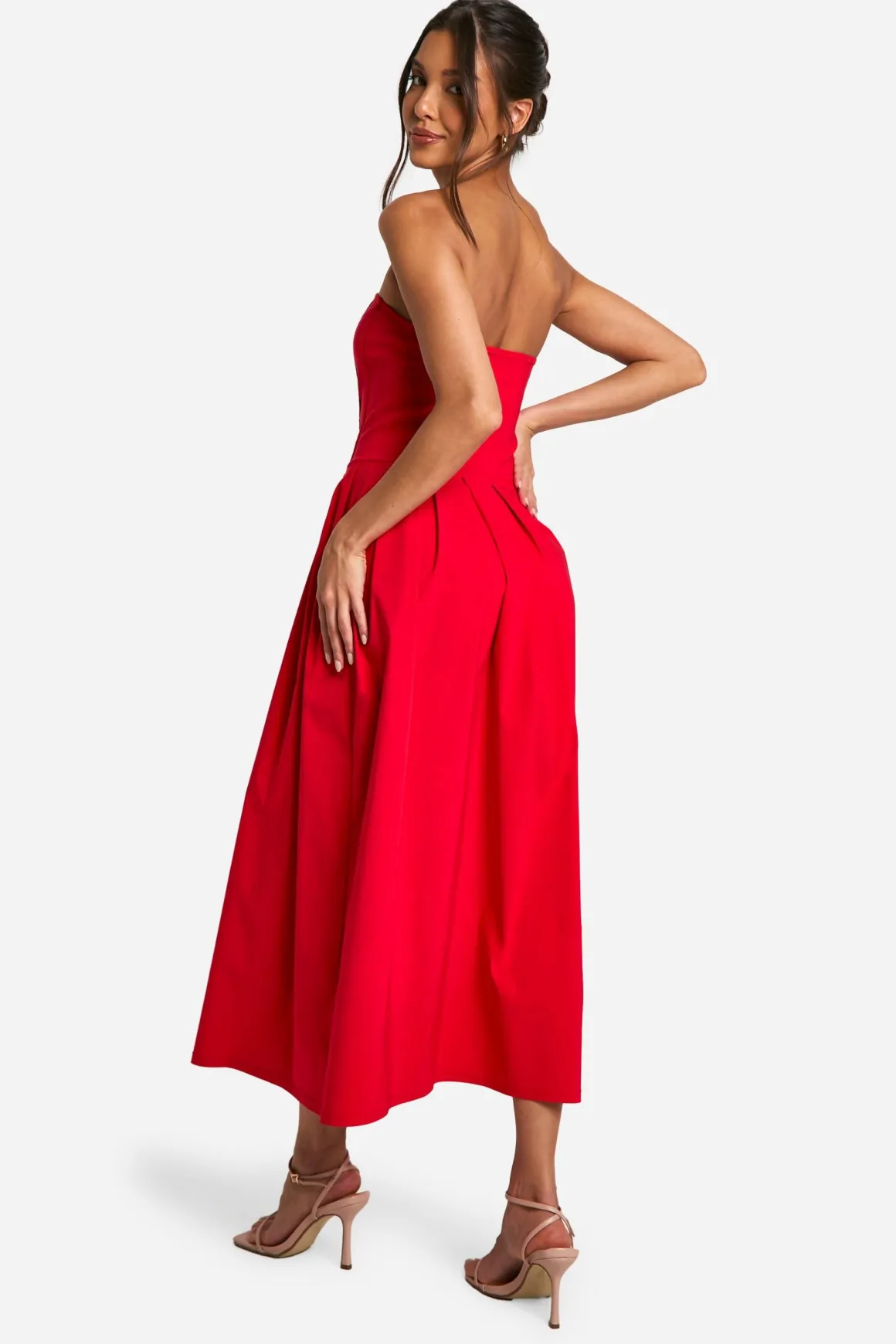 Robe Midaxi Corset Skater en Bengaline