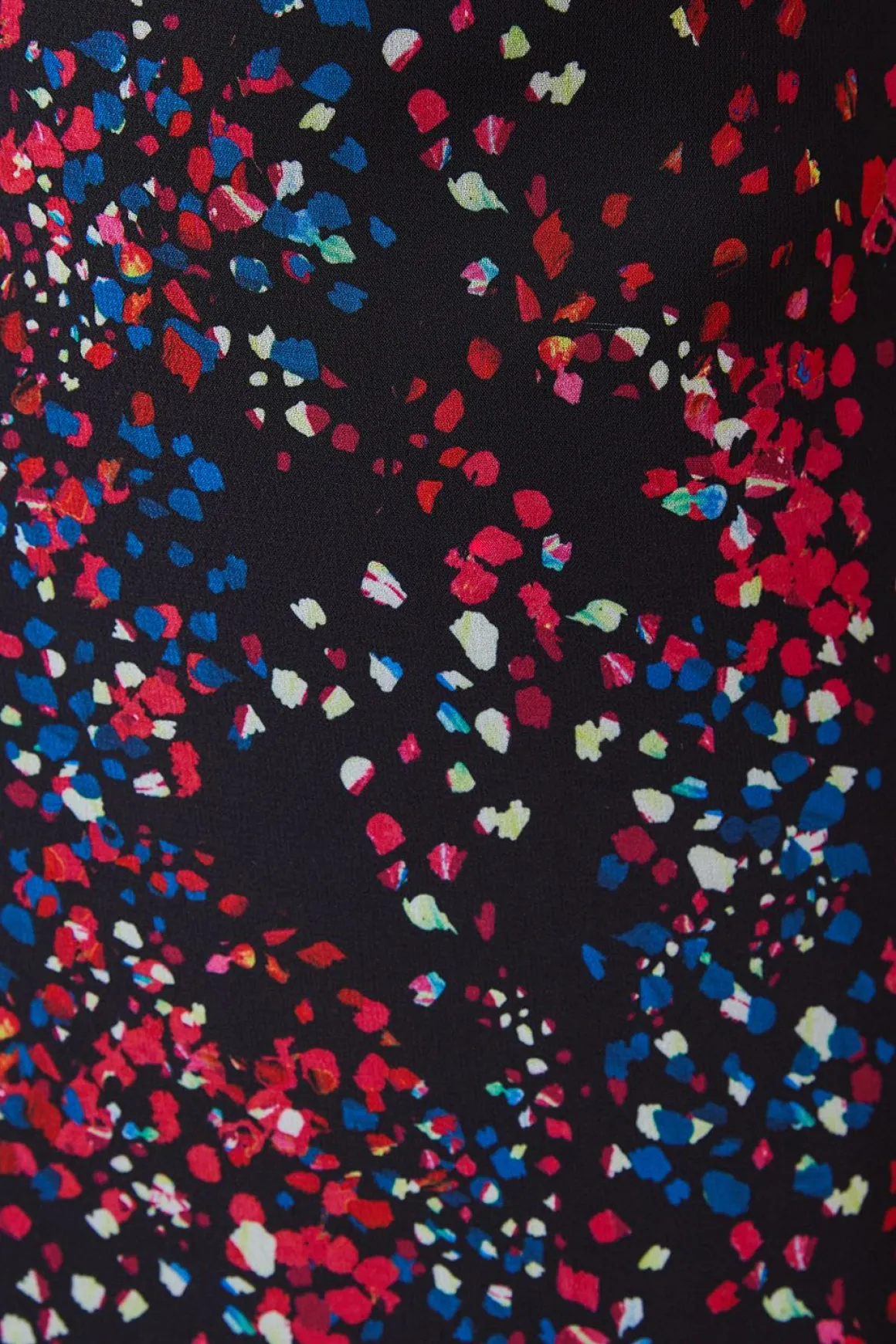 Robe Midaxi de Cérémonie à Motifs Abstraits et Manches Froncées