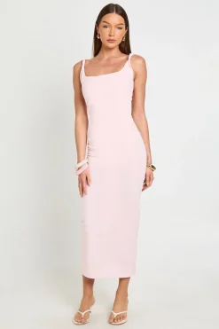 boohoo Robe Midaxi En Crêpe Jersey À Bretelles Torsadées<Femme Robes De Soirée|Toutes Les Robes