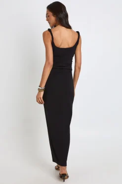 Robe Midaxi En Jersey Crêpe Avec Bretelle Torsadée Pour Femmes Grandes