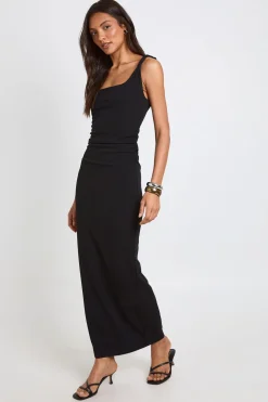 Robe Midaxi En Jersey Crêpe Avec Bretelle Torsadée Pour Femmes Grandes