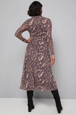 Robe Midaxi en Maille Animal