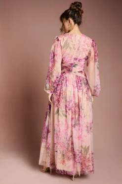 Robe Midaxi en Maille Imprimé Floral