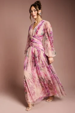 Robe Midaxi en Maille Imprimé Floral