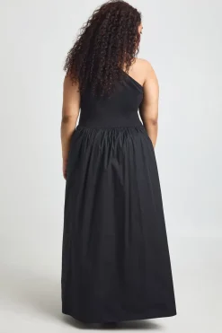 Robe Midaxi Grande Taille En Mélange De Coton Côtelé