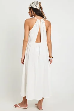 boohoo Robe Midaxi Texturée Avec Bordure En Dentelle<Femme Satin Et Dentelle|Robes Patineuses
