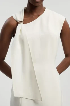 KarenMillen Robe Midi Ajustée À Détails De Finitions Raffinées Pour Petite Taille<Femme Robes|Robes Mi-Longues
