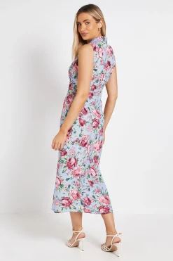 Dorothy Perkins Robe Midi e À Fleurs Boutonnée Sur Le Devant<Femme Robes|Robes Mi-Longues