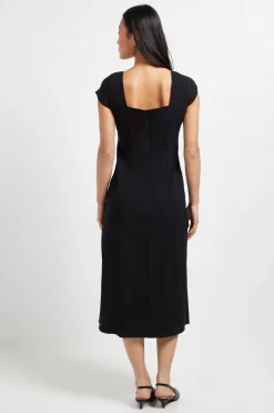 Dorothy Perkins Robe Midi Boutonnée En Bengaline Petite<Femme Robes|Robes Mi-Longues