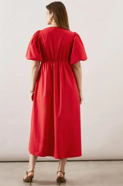Wallis Robe Midi Boutonnée En Popeline De Coton<Femme Robes|Robes Mi-Longues