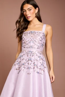 Coast Robe Midi À Bretelles Ornée D'un Nœud<Femme Toutes Les Robes|Robes Mi-Longues
