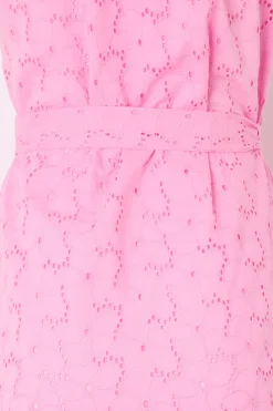 Robe Midi Brodée Petite Pour L'été