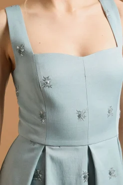 Robe Midi Bustier Ornée
