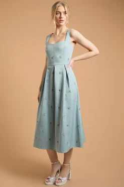 Robe Midi Bustier Ornée