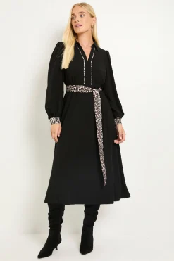 Robe Midi Ceinturée Imprimé Léopard Petite