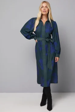 Robe Midi Chemise à Imprimé Floral Petite
