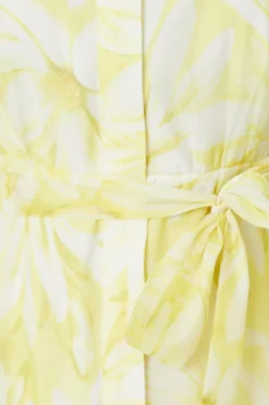 Robe Midi Chemisier à Fleurs en Organza Petite