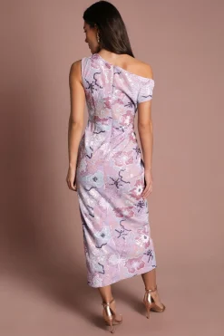 Robe Midi Coast Muse À Sequins Et Épaule Dénudée
