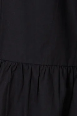 Robe Midi À Corsage Froncé Et Manches Bouffantes