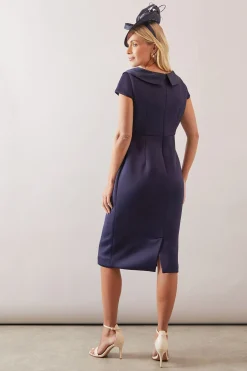 Robe Midi Corsage Petite en Scuba