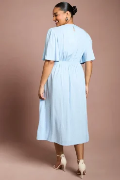 Dorothy Perkins Robe Midi Curve À Manches Papillon Et Finitions En Dentelle<Femme Toutes Les Robes|Robes Mi-Longues