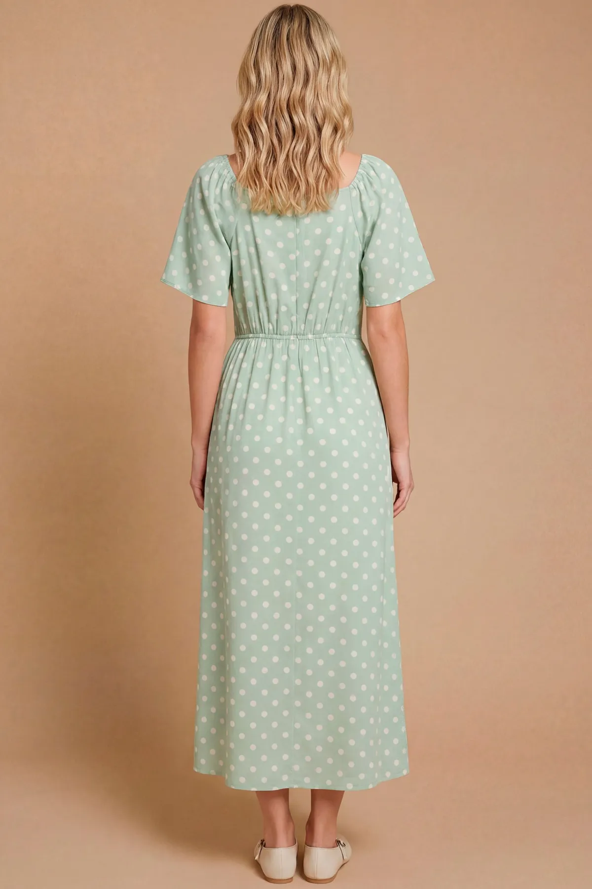 Dorothy Perkins Robe Midi De Thé À Jupe Ample Et Manches Papillon Imprimée<Femme Toutes Les Robes|Robes Mi-Longues