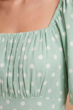 Dorothy Perkins Robe Midi De Thé À Jupe Ample Et Manches Papillon Imprimée<Femme Toutes Les Robes|Robes Mi-Longues
