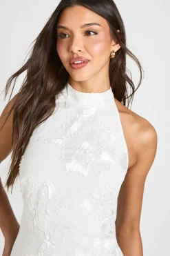 boohoo Robe Midi À Dos Nu Avec Détails De Volants<Femme Toutes Les Robes|Robes