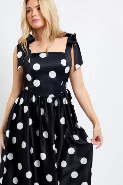 Dorothy Perkins Robe Midi DP Luxe Imprimée à Taille Basse avec Liens aux Épaules<Femme Robes Mi-Longues|Robes Bal De Promo