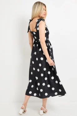 Dorothy Perkins Robe Midi DP Luxe Imprimée à Taille Basse avec Liens aux Épaules<Femme Robes Mi-Longues|Robes Bal De Promo