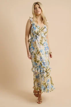 Dorothy Perkins Robe Midi Dp Luxe À Volants Superposés Et Ourlet Étagé<Femme Robes|Robes Mi-Longues