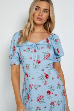 Dorothy Perkins Robe Midi À Détail Col Bordé De Dentelle<Femme Toutes Les Robes|Robes Mi-Longues