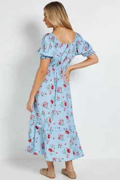 Dorothy Perkins Robe Midi À Détail Col Bordé De Dentelle<Femme Toutes Les Robes|Robes Mi-Longues