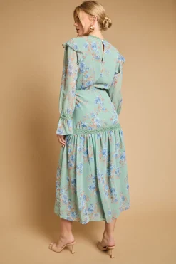 Oasis Robe Midi À Détails De Plis Nervurés<Femme Toutes Les Robes|Robes Mi-Longues