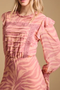 Oasis Robe Midi à Détails de Plis Pincés<Femme Toutes Les Robes|Robes Mi-Longues