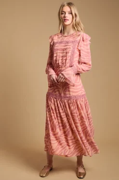 Oasis Robe Midi à Détails de Plis Pincés<Femme Toutes Les Robes|Robes Mi-Longues
