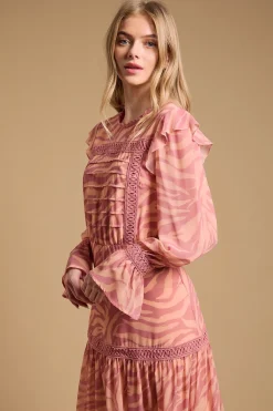 Oasis Robe Midi à Détails de Plis Pincés<Femme Toutes Les Robes|Robes Mi-Longues