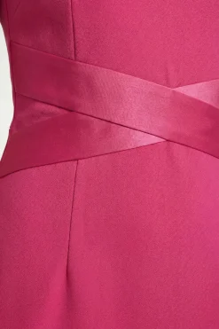 Wallis Robe Midi En Crêpe Scuba Avec Taille Portefeuille<Femme Toutes Les Robes|Robes Mi-Longues