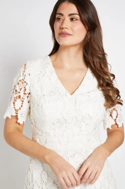 Wallis Robe Midi En Dentelle Avec Détail À La Taille<Femme Toutes Les Robes|Robes Mi-Longues