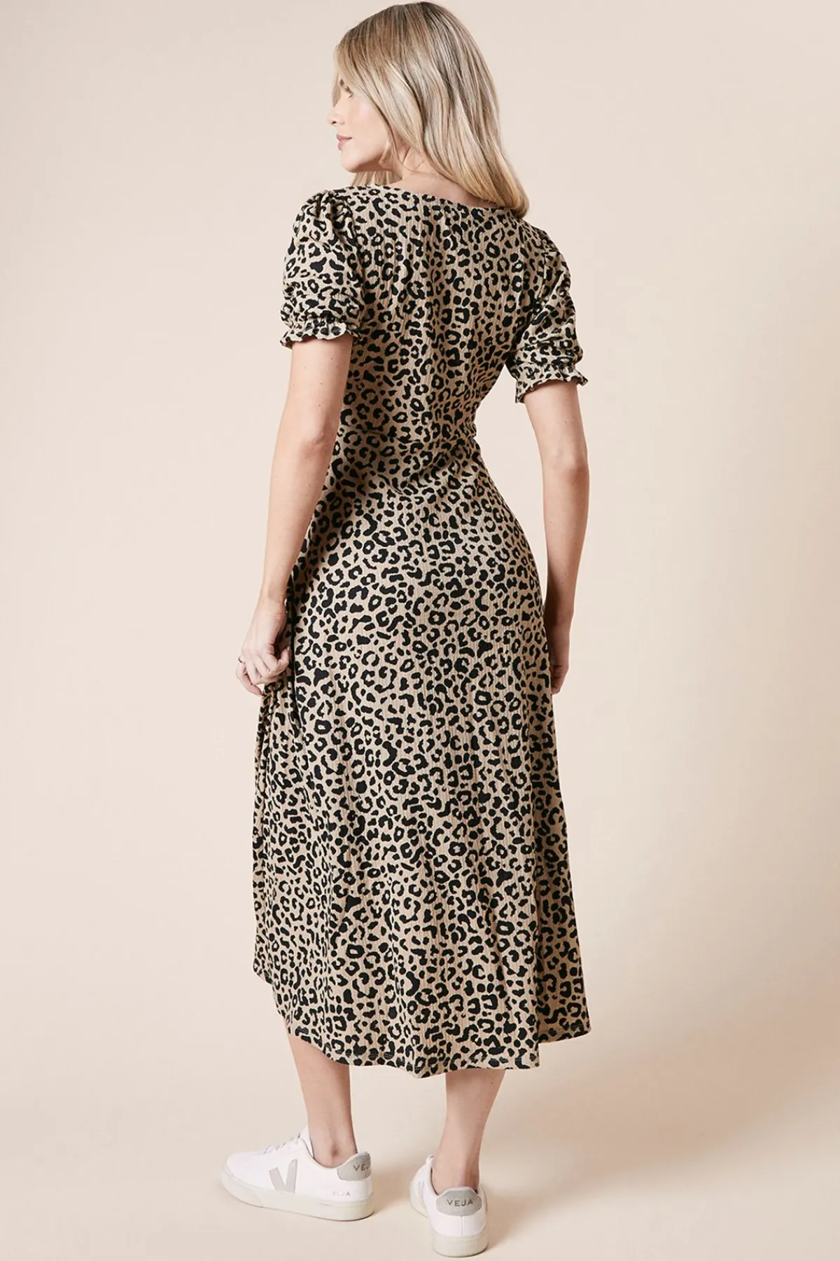 Dorothy Perkins Robe Midi En Jersey À Manches Courtes Imprimé<Femme Robes Mi-Longues|Robes