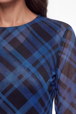 Wallis Robe Midi En Maille À Carreaux<Femme Toutes Les Robes|Robes Mi-Longues
